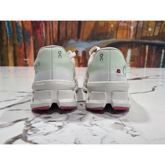 On Running Cloudmonster White Lima Size 5 Women's 61.97725 - Picture 4 of 7